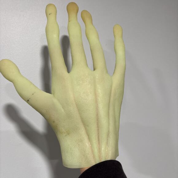 Vintage Easter Unlimited Glow in Dark Alien Monster Hands Gloves Halloween - Picture 6 of 12